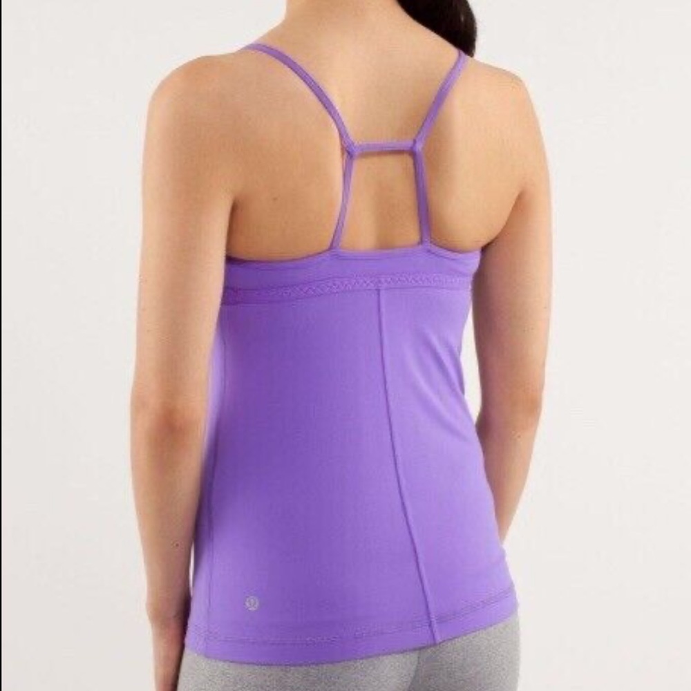 Lululemon- Purple Live Lightly Activewear Workout Tank Top